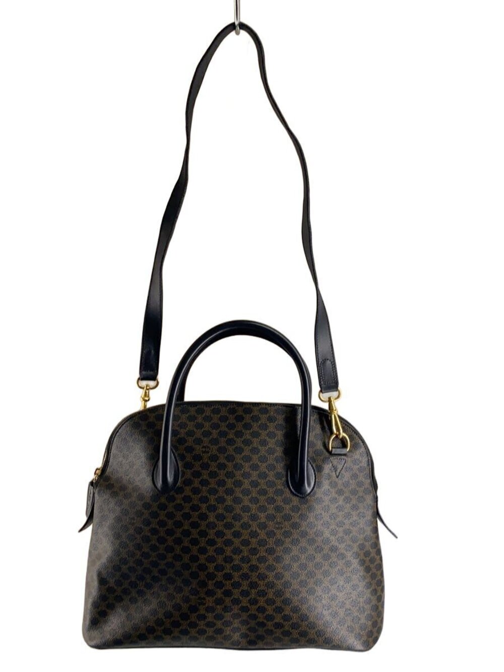 Celine Black Macadam Bolide Handbag Macadam monogram canvas BROWN
